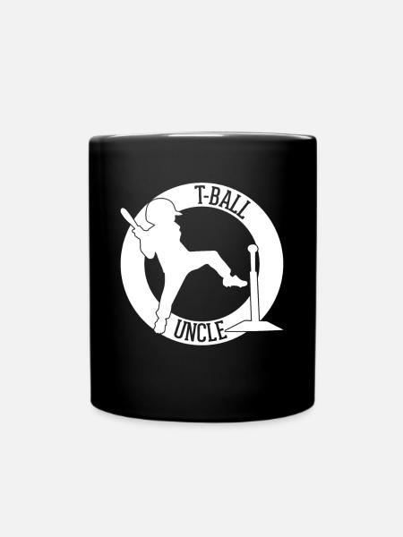 T-Ball Uncle Teeball Player Uncle - Tasse einfarbig - Schwarz