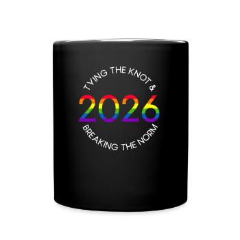 Gay Pride 2026 Mariage Mariage gay - Mug uni - noir - Devant