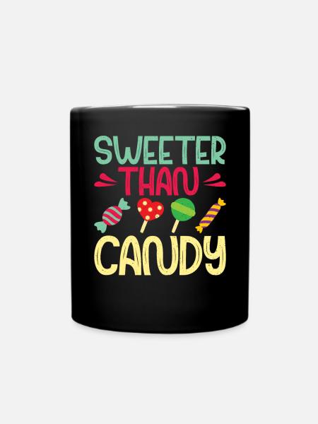 Candy Gift - Tasse einfarbig - Schwarz