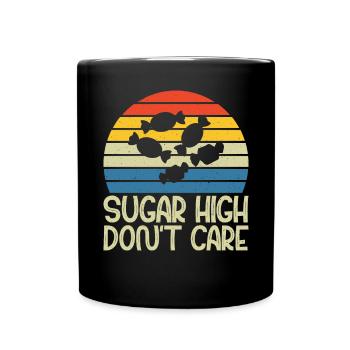 Candy Gift - Tasse einfarbig - Schwarz - Vorne