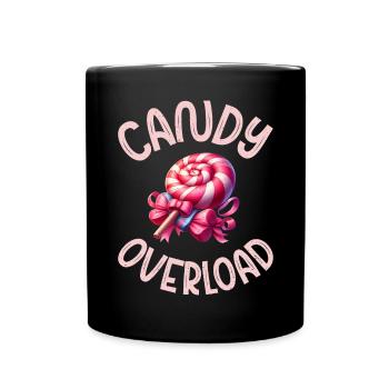 Candy Gift - Tasse einfarbig - Schwarz - Vorne
