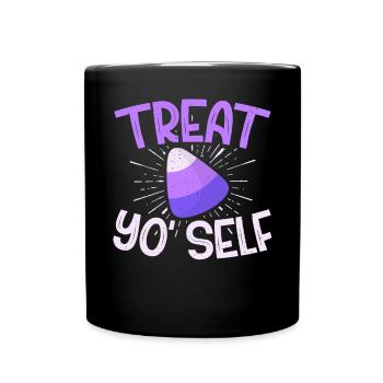 Candy Gift - Tasse einfarbig - Schwarz - Vorne