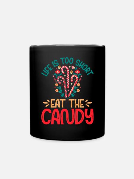 Candy Gift - Tasse einfarbig - Schwarz