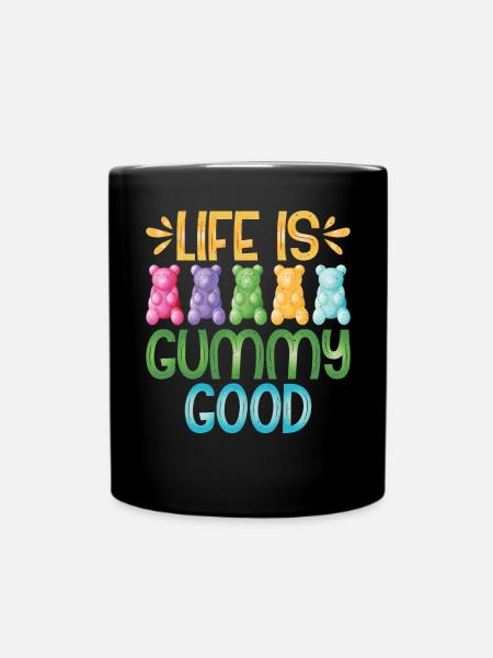 Candy Gift - Tasse einfarbig - Schwarz
