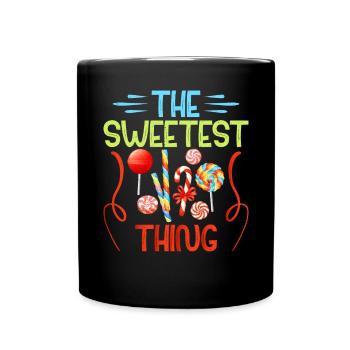 Candy Gift - Tasse einfarbig - Schwarz - Vorne