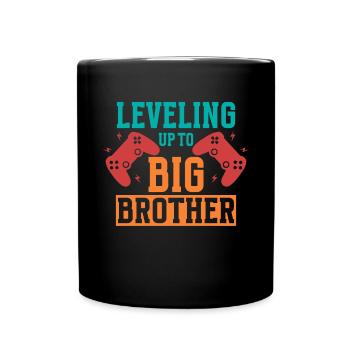 Big Brother Video Gamer New Brother Gaming - Mug uni - noir - Devant