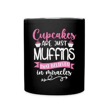 Cupcake - Full Colour Mug - black - Front