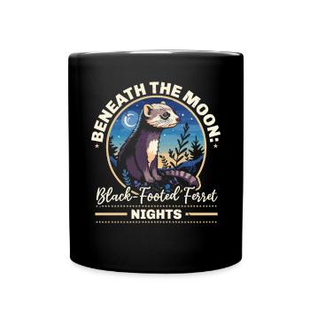 Endangered Species Black Footed Ferret Animal - Full Colour Mug - black - Front