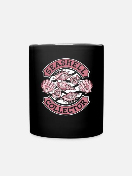 Collecteur de coquillages Bivalvia Chasseur de coquillages Coquillages - Mug uni - noir