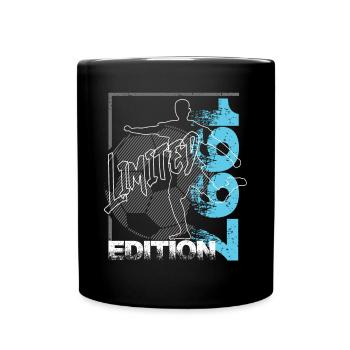 Limited Edition 1997 Limited Edition Fußball - Tasse einfarbig - Schwarz - Vorne