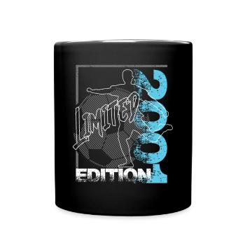 Limited Edition 2001 Limited Edition Fußball - Tasse einfarbig - Schwarz - Vorne