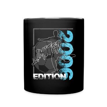 Limited Edition 2006 Limited Edition Fußball - Tasse einfarbig - Schwarz - Vorne
