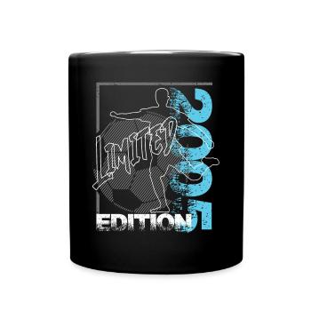 Limited Edition 2005 Limited Edition Fußball - Tasse einfarbig - Schwarz - Vorne