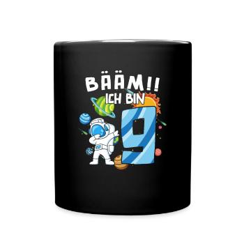 Bääm : J’ai 9 ans, astronaute - Mug uni - noir - Devant