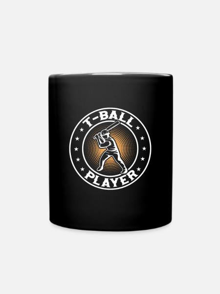 Teeball Player T-ball Player - Tasse einfarbig - Schwarz