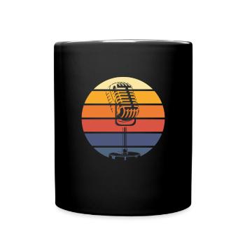 Chanteur chanteur chanteur musicien cadeau - Mug uni - noir - Devant