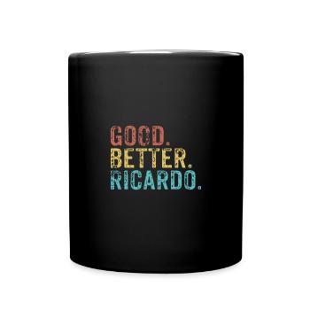 Cool guys are called ricardo - Full Colour Mug - black - Front