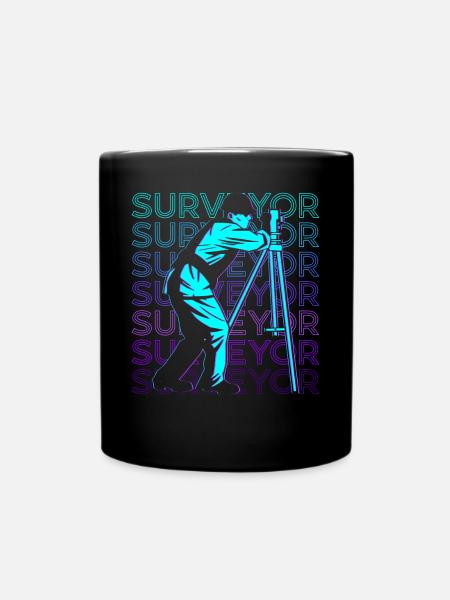 Arpenteur Rétro - Mug uni - noir