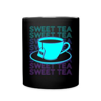 Sweet Tea Retro - Full Colour Mug - black - Front