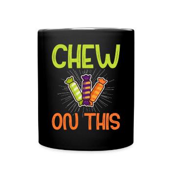 Candy Gift - Tasse einfarbig - Schwarz - Vorne