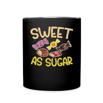 Candy Gift - Tasse einfarbig - Schwarz - Vorne
