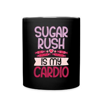 Candy Gift - Tasse einfarbig - Schwarz - Vorne