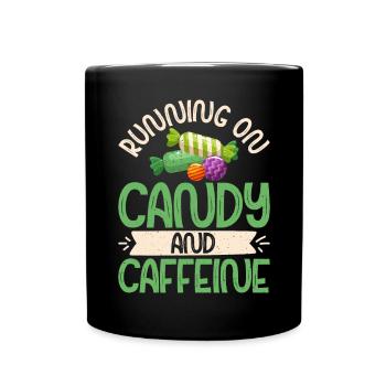 Candy Gift - Tasse einfarbig - Schwarz - Vorne
