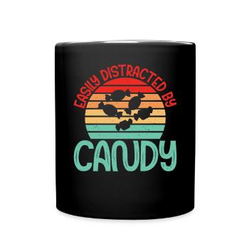 Candy Gift - Tasse einfarbig - Schwarz - Vorne