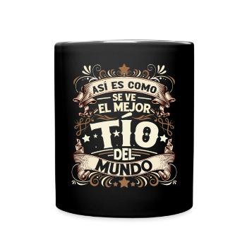 This is what the best guy in the world looks like - Full Colour Mug - black - Front