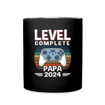 Level Complete Dad 2024 - Full Colour Mug - black - Front