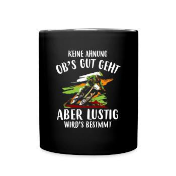 I don't know if it's going to go well but it's going to be motocross - Full Colour Mug - black - Front