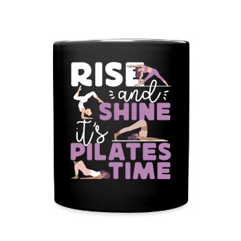 Instructeur de Pilates Teacher Rise - Mug uni - noir - Devant