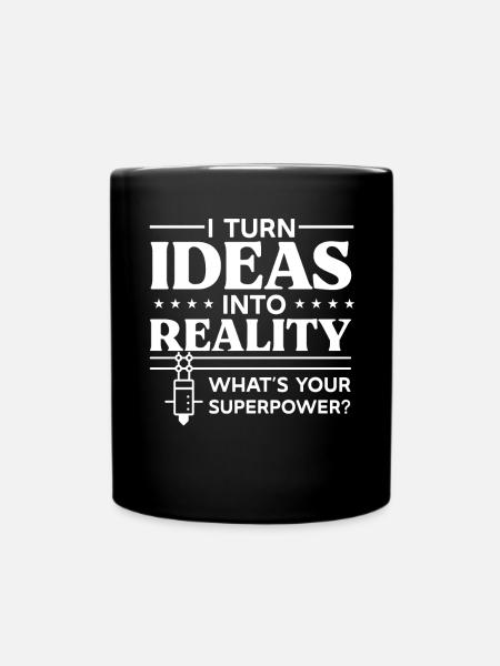 Imprimante 3D Impression 3D - Mug uni - noir
