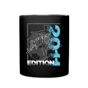 Limited Edition 2011 Limited Edition Fußball - Tasse einfarbig - Schwarz - Vorne