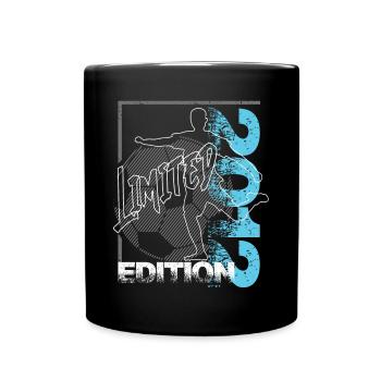 Limited Edition 2012 Limited Edition Fußball - Tasse einfarbig - Schwarz - Vorne