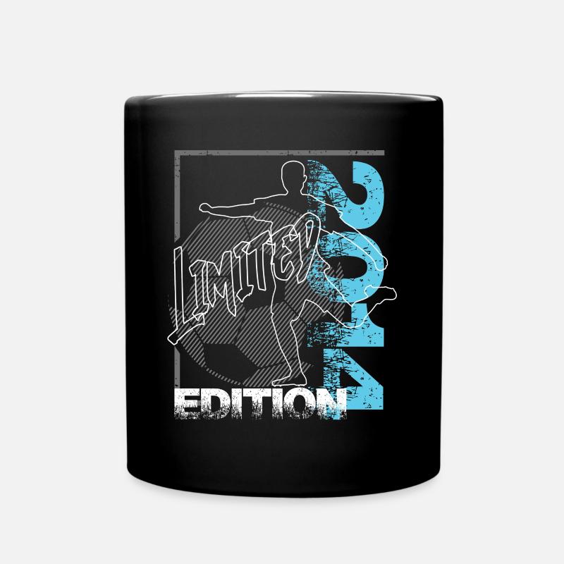 Limited Edition 2014 Limited Edition Fußball - Tasse einfarbig - Schwarz