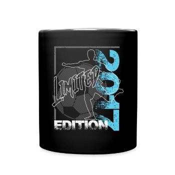Limited Edition 2017 Limited Edition Fußball - Tasse einfarbig - Schwarz - Vorne
