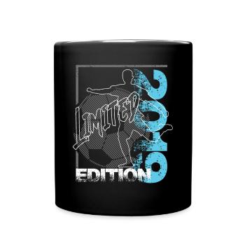 Limited Edition 2019 Limited Edition Fußball - Tasse einfarbig - Schwarz - Vorne