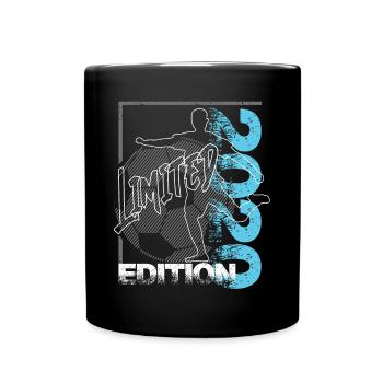Limited Edition 2020 Limited Edition Fußball - Tasse einfarbig - Schwarz - Vorne