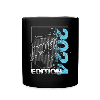 Football en édition limitée 2024 en édition limitée - Mug uni - noir - Devant