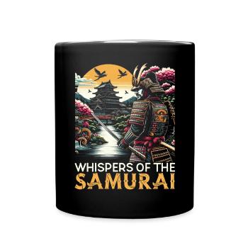 Feudal Japan Culture Japanese Kanji History - Full Colour Mug - black - Front
