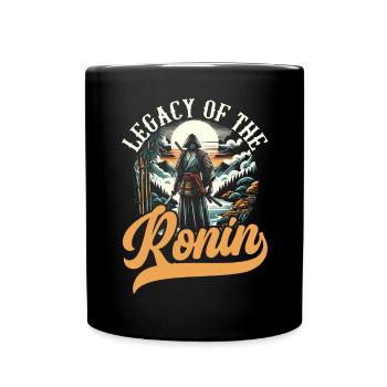 Feudal Japan Culture Japanese Kanji History - Full Colour Mug - black - Front
