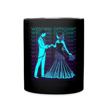 Célébrant de mariage Pasteur Hochzeit Ordained Ministe - Mug uni - noir - Devant