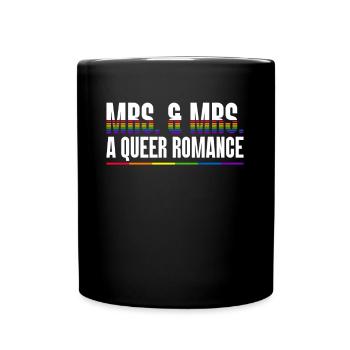 Gay Pride 2026 Wedding Gay Marriage - Full Colour Mug - black - Front