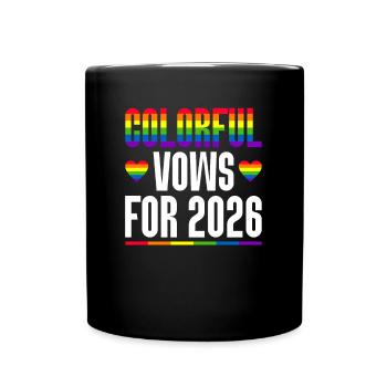 Gay Pride 2026 Mariage Mariage gay - Mug uni - noir - Devant