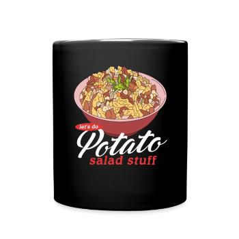 Salade de pommes de terre Härdöpfelsalat Cadeau - Mug uni - noir - Devant