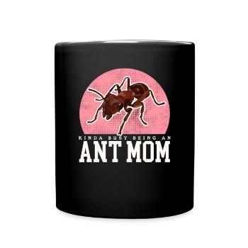 Fourmis maman fourmi ferme Formicarium cadeau - Mug uni - noir - Devant
