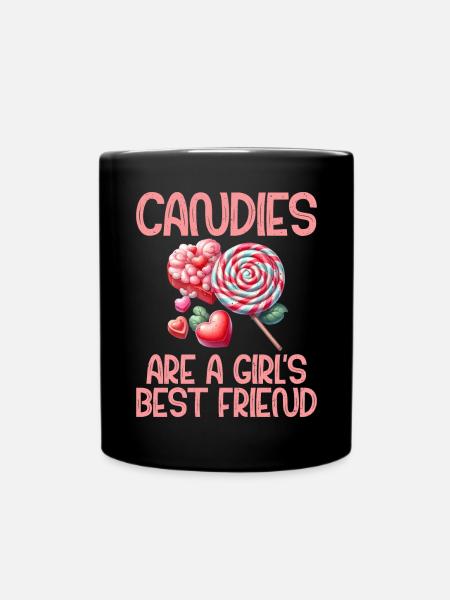 Candy Gift - Tasse einfarbig - Schwarz