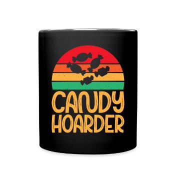 Candy Gift - Tasse einfarbig - Schwarz - Vorne