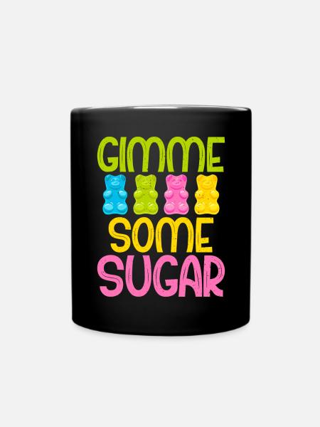 Candy Gift - Tasse einfarbig - Schwarz